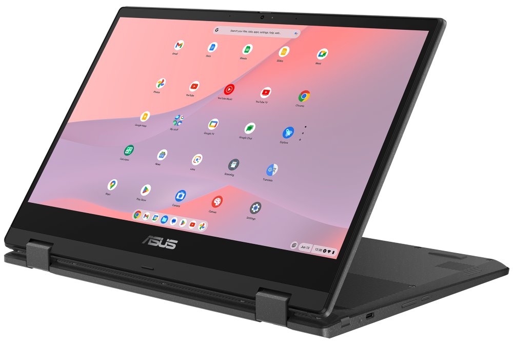 ASUS ChromeBook CM14/ MediaTek 520/ 8GB/ 128GB/ ARM Mali-G52 MC2/ 14"FHD,lesklý,touch/ Chrome OS EDU/ šedý