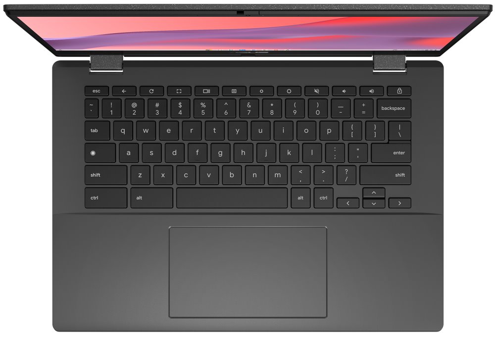 ASUS ChromeBook CM14/ MediaTek 520/ 8GB/ 128GB/ ARM Mali-G52 MC2/ 14"FHD,lesklý,touch/ Chrome OS EDU/ šedý