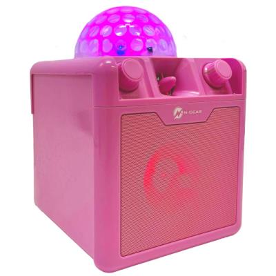N-GEAR Block Disco Block 410/ 50W/ BT/ Disco LED/ 1x MIC/ Růžová
