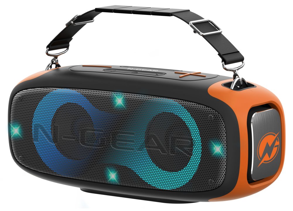 N-GEAR PARTY LET'S GO PARTY SPEAKER BLAZOOKA 830 / BT/ 2x35W/ IPX5/ USB/ Disco LED/ MIC