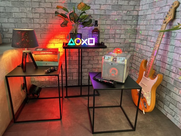 N-GEAR DISCO STAR 710S/ BT/ 50W/ USB/ MICRO SD/ DO/Disco LED/ 2x MIC / stříbrný