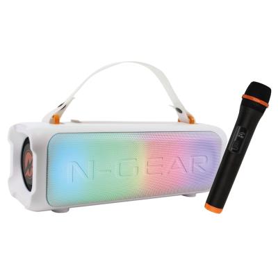 N-GEAR PARTY LET'S GO PARTY SPEAKER BLAZOOKA 703 / BT/ 100W/ USB/Disco LED/ MIC / bílý