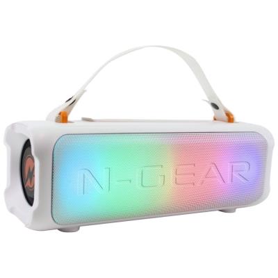 N-GEAR PARTY LET'S GO PARTY SPEAKER BLAZOOKA 703 / BT/ 100W/ USB/Disco LED/ MIC / bílý