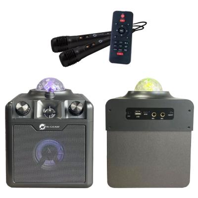 N-GEAR DISCO STAR 710SG/ BT/ 50W/ USB/ MICRO SD/ DO/Disco LED/ 2x MIC / Šedá