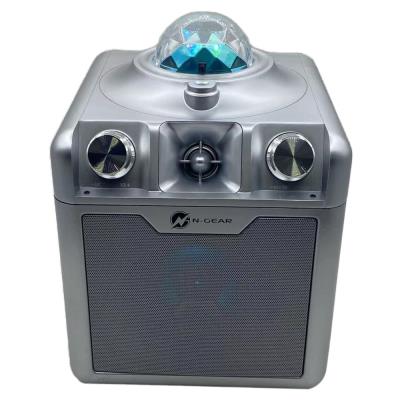 N-GEAR DISCO STAR 710S/ BT/ 50W/ USB/ MICRO SD/ DO/Disco LED/ 2x MIC / stříbrný