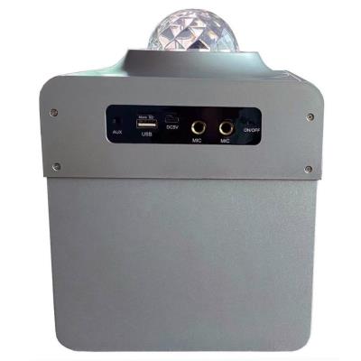 N-GEAR DISCO STAR 710S/ BT/ 50W/ USB/ MICRO SD/ DO/Disco LED/ 2x MIC / stříbrný