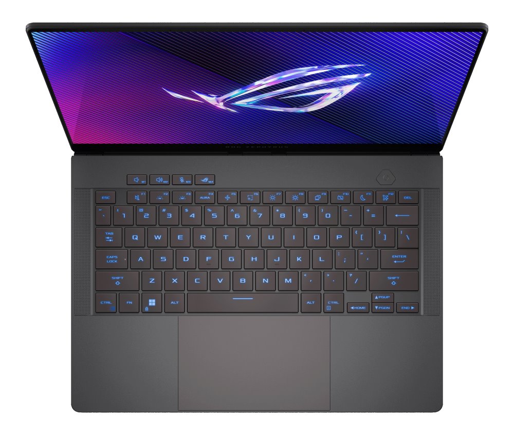 ASUS ROG Zephyrus G14/ Ryzen 9 8945HS/ 32GB/ 1TB/ RTX 4070 8GB/ 14"3K,lesklý,OLED,120Hz/ W11H/ šedý