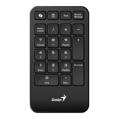 GENIUS NumPad 1000/ numerická/ bezdrátová 2,4GHz/ Copilot/ mini receiver/ USB/ černá