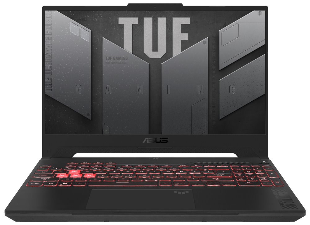 ASUS TUF Gaming A15/ Ryzen 7 7435HS/ 16GB/ 512GB/ RTX 4060 8GB/ 15,6"FHD,matný,144Hz/ W11H/ šedý
