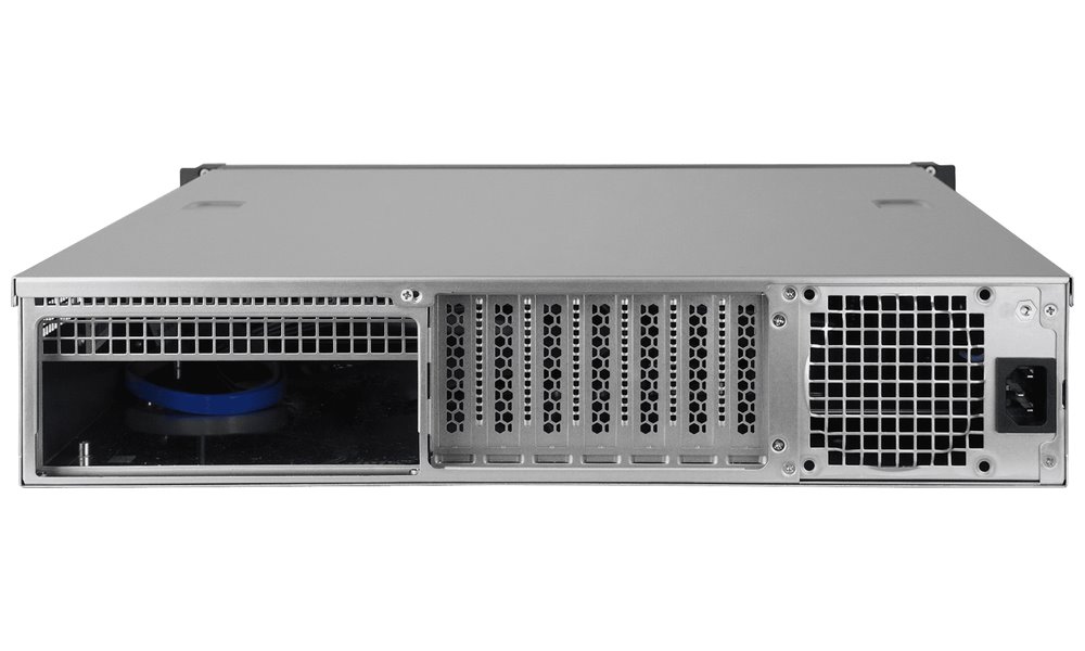 CHIEFTEC rack 19" 2U UNC-209SR-B 400W, USB 3.0, černý, s lyžinami