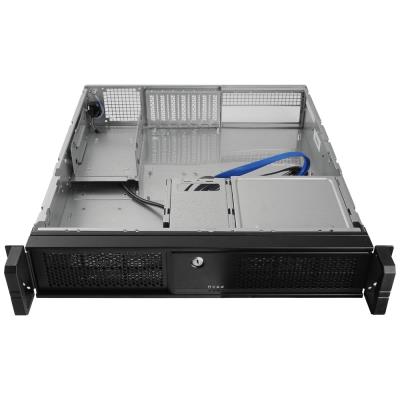 CHIEFTEC rack 19" 2U UNC-209SR-B 400W, USB 3.0, černý, s lyžinami
