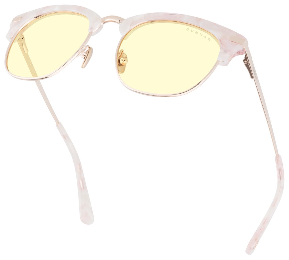 GUNNAR kancelářske/herní brýle DONUTELLA PINK SPRINKLES * jantárová skla * BLF 65 * GUNNAR focus