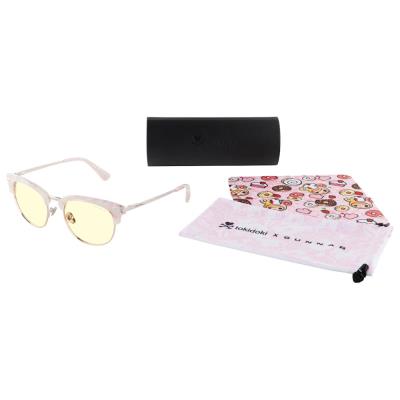 GUNNAR kancelářske/herní brýle DONUTELLA PINK SPRINKLES * jantárová skla * BLF 65 * GUNNAR focus