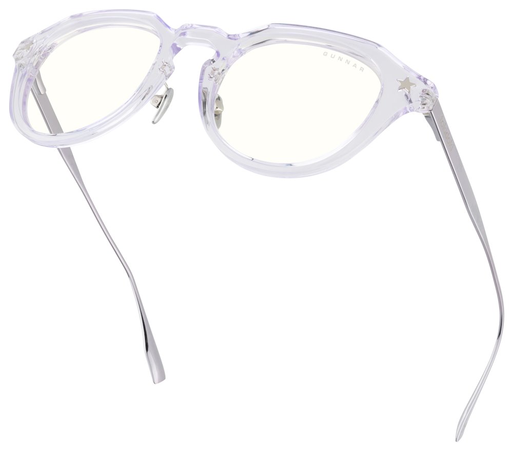 GUNNAR kancelářske/herní brýle COTTON CANDY CARNIVAL LILAC SKIES * čírá  skla * BLF 35  * GUNNAR focus
