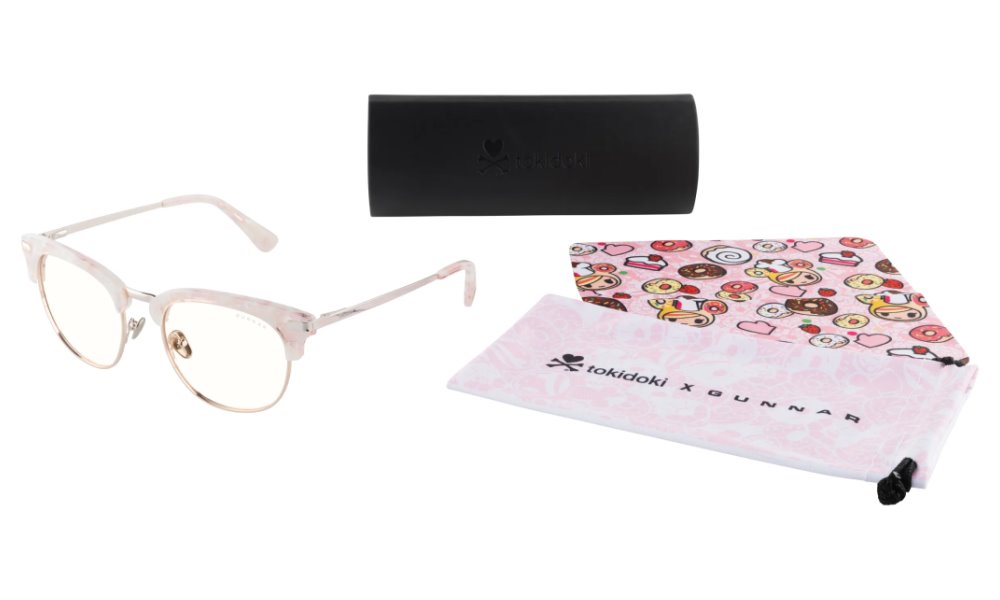 GUNNAR kancelářske/herní brýle DONUTELLA PINK SPRINKLES * čírá  skla * BLF 35  * GUNNAR focus