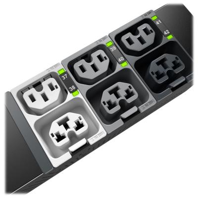 APC NetShelter Rack PDU Advanced, Metered, 3PH, 22.1kW 400V 32A or 17.3kW 415V 30A, 48 Outlets, IEC309