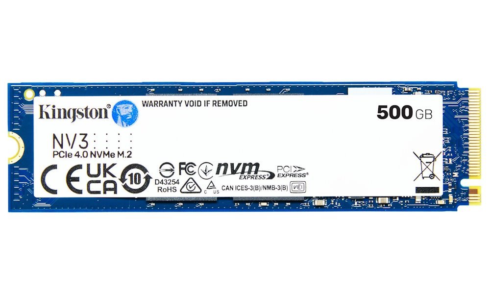 KINGSTON NV3 SSD 500GB / NVMe M.2 PCIe Gen4 / Interní / M.2 2280