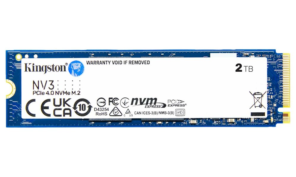 KINGSTON NV3 SSD 2TB / NVMe M.2 PCIe Gen4 / Interní / M.2 2280