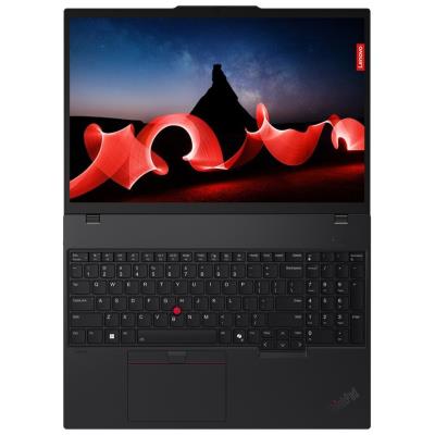 Lenovo T16 G3 i/ Ultra 7-155U/ 64GB DDR5/ 1TB SSD/ Intel Graphics/ 16"WUXGA,matný/ W11P/ černý
