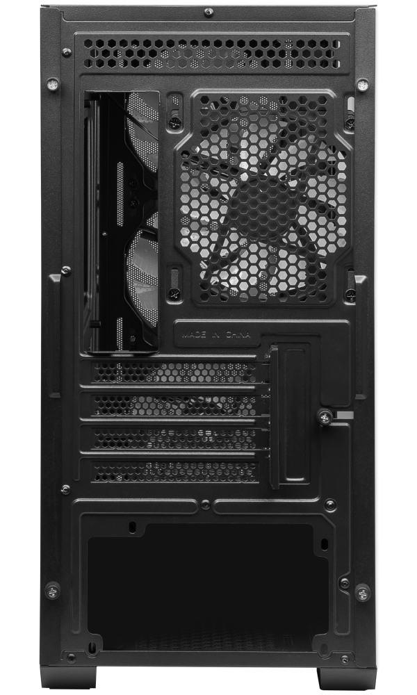 MSI skříň MAG FORGE M100R/ bez zdroje/ levé temperované sklo/ 4x 120 mm A-RGB fan/ 1x USB3.2/ černá