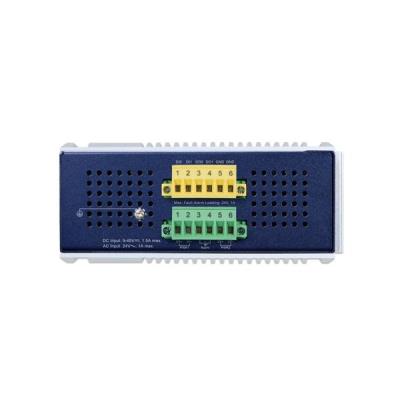 Planet TSN-5225-4T průmyslový L2+ Managed TSN switch, 4x1Gb, 1x RJ45-to-RS232, dual 9-48VDC, -40~75°C, IP30