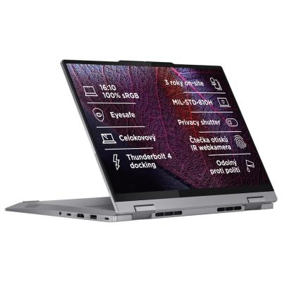 Lenovo ThinkBook 14 2-in-1 G4 IML/ Ultra 7-155U/ 32GB DDR5/ 1TB SSD/ Intel Graphics/ 14"WUXGA,touch/ W11P/ šedý
