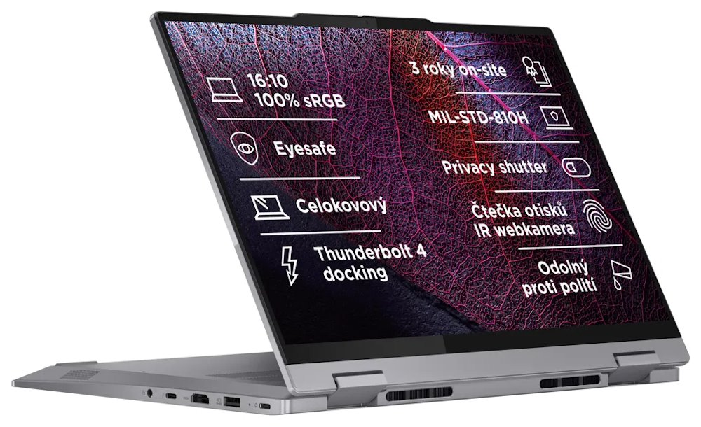 Lenovo ThinkBook 14 2-in-1 G4 IML/ Ultra 5-125U/ 16GB DDR5/ 512GB SSD/ Intel Graphics/ 14"WUXGA,touch/ W11P/ šedý