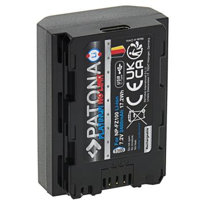 PATONA baterie pro foto Sony NP-FZ100 2400mAh Li-Ion Platinum USB-C nabíjení