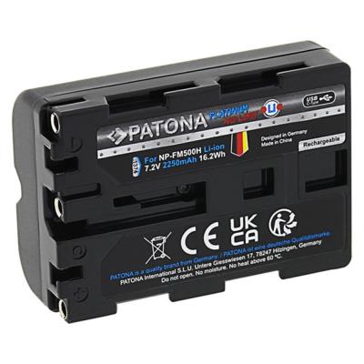 PATONA baterie pro foto Sony NP-FM500H 2250mAh Li-Ion Platinum USB-C nabíjení