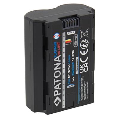 PATONA baterie pro foto Fuji NP-W235 2400mAh Li-Ion Platinum USB-C nabíjení