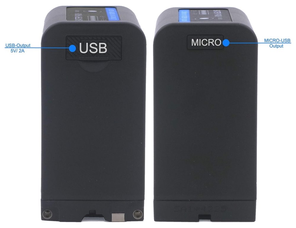 PATONA baterie pro foto Sony NP-F970/F960/F950 10500mAh Li-Ion Platinum USB-C nabíjení s PD20