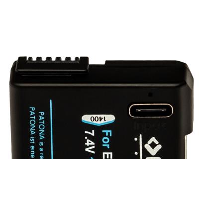 PATONA baterie pro foto Nikon EN-EL14/EN-EL14A 1030mAh Li-Ion Platinum USB-C nabíjení