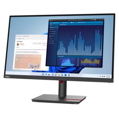 Lenovo T27p-30/ 27" IPS/ 3840x2160/ 16:9/ 350cd/m2cmd/ 1300:1 / 4ms/ HDMI/ DP/ USB/ RJ45/ jack/ VESA/ PIVOT/ černý