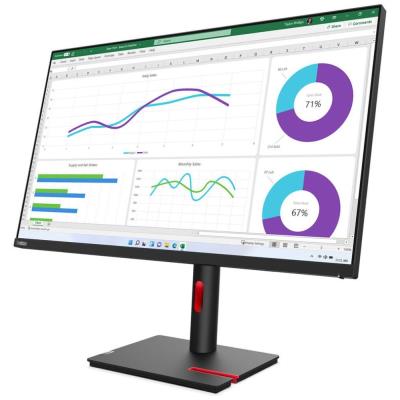Lenovo T32p-30/ 31,5" IPS/ 3840x2160/ 16:9/ 350cd/m2cmd/ 1000:1 / 4ms/ HDMI/ DP/ USB/ RJ45/ VESA/ PIVOT/ černý