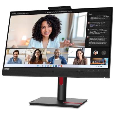 Lenovo T24mv-30/ 23,8" IPS/ 1920x1080/ 16:9/ 250cd/m2cmd/ 1000:1 / 4ms/ HDMI/ DP/ USB/ RJ45/ VESA/ PIVOT/ černý