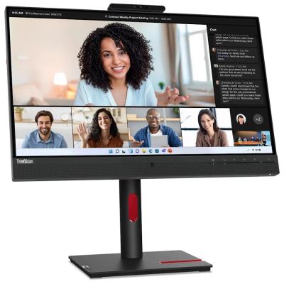 Lenovo T24mv-30/ 23,8" IPS/ 1920x1080/ 16:9/ 250cd/m2cmd/ 1000:1 / 4ms/ HDMI/ DP/ USB/ RJ45/ VESA/ PIVOT/ černý