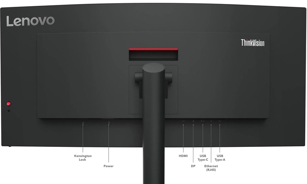 Lenovo T34w-30/ 34" VA, prohnutý/ 3440x1440/ 21:9/ 350cd/m2cmd/ 3000:1 / 4ms/ HDMI/ DP/ USB/ RJ45/ VESA/ černý