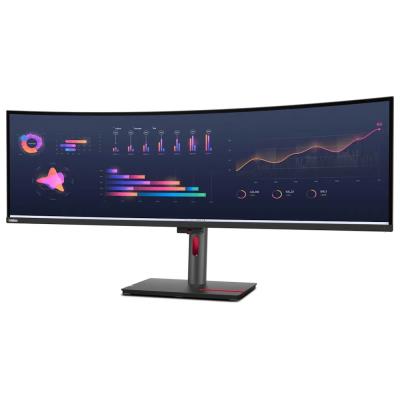 Lenovo P49w-30/ 49" IPS,prohnutý/ 5120x1440/ 32:9/ 350cd/m2 cmd/ 2000:1 / 4ms/ HDMI/ DP/ USB/ RJ45/ VESA/ černý