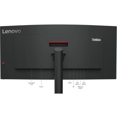 Lenovo T34w-30/ 34" VA, prohnutý/ 3440x1440/ 21:9/ 350cd/m2cmd/ 3000:1 / 4ms/ HDMI/ DP/ USB/ RJ45/ VESA/ černý