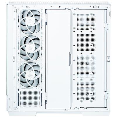 Zalman skříň P50 DS / Middle Tower / 4x120mm ARGB fan / 2x USB 3.0 / USB-C / panoramatická / bílá
