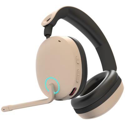 Zalman headset ZM-HPS800W / herní / náhlavní / bezdrátový / 7.1 / USB-C / béžový