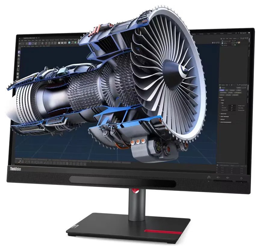 Lenovo ThinkVision 27 3D/ 27" IPS / 3840x2160/ 16:9/ 310cd/m2cmd/ 1200:1 / 4ms/ HDMI/ DP/ USB/ RJ45/ VESA/ PIVOT/ černý