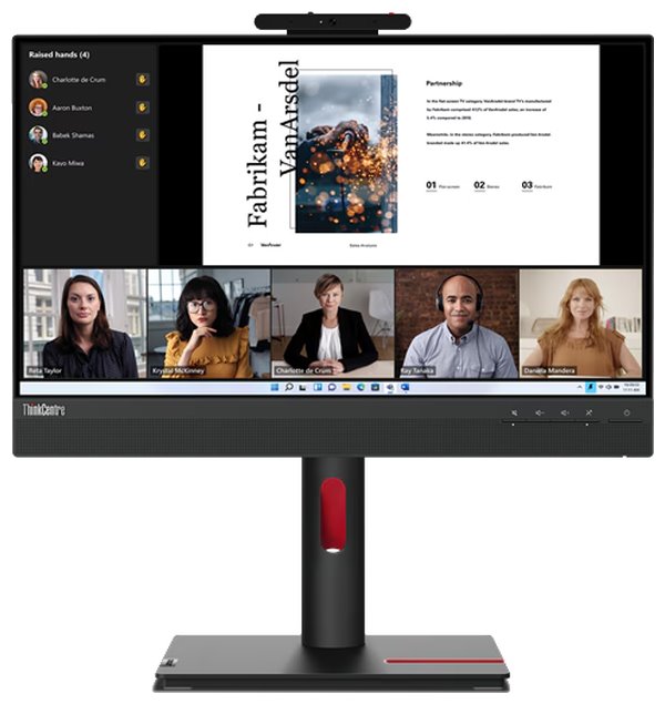 Lenovo TIO22 Gen5 Touch/ 21,5" IPS/ 1920x1080/ 16:9/ 250cd/m2cmd/ 1000:1 / 4ms/ HDMI/ DP/ USB/ VESA/ PIVOT/ černý