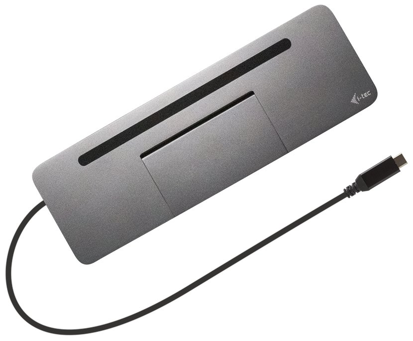 i-tec dokovací stanice USB-C Metal Ergonomic 4K 3x Display, Power Delivery 85W + univerzální nabíječka 100W (bundle)