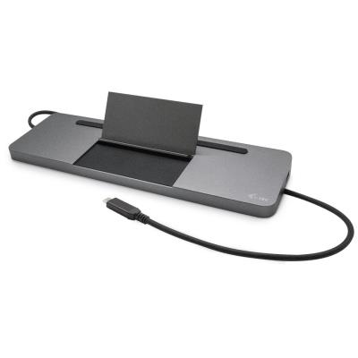 i-tec dokovací stanice USB-C Metal Ergonomic 4K 3x Display, Power Delivery 85W + univerzální nabíječka 100W (bundle)