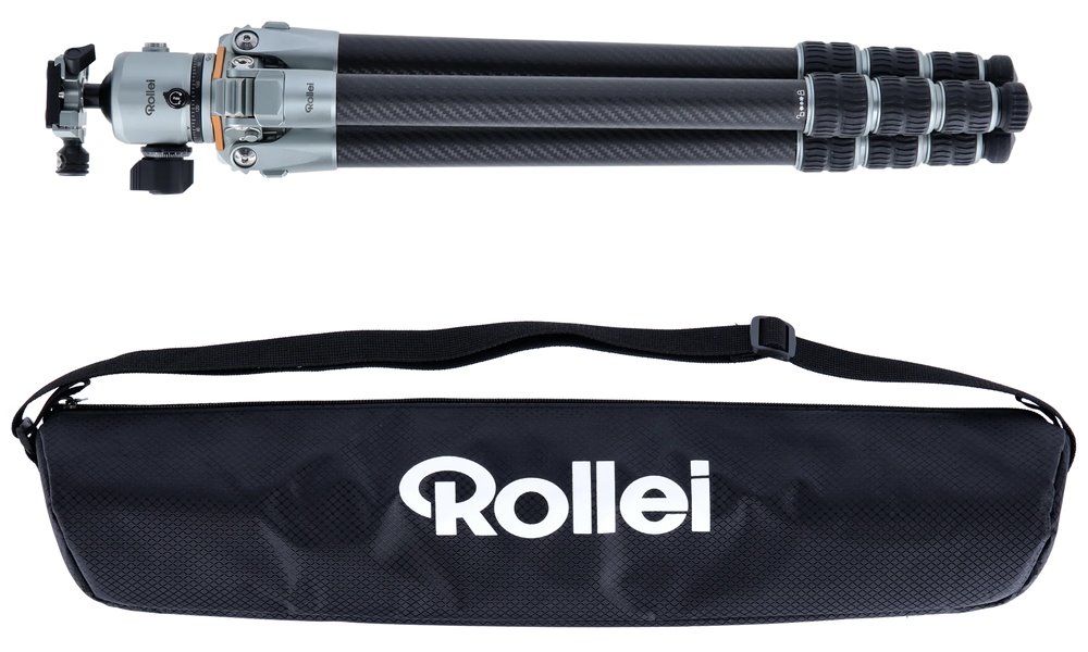 Rollei Stativ Lion Rock PRO/ Zátěž 20kg/ Vytažený 147,5 cm/ Karbon