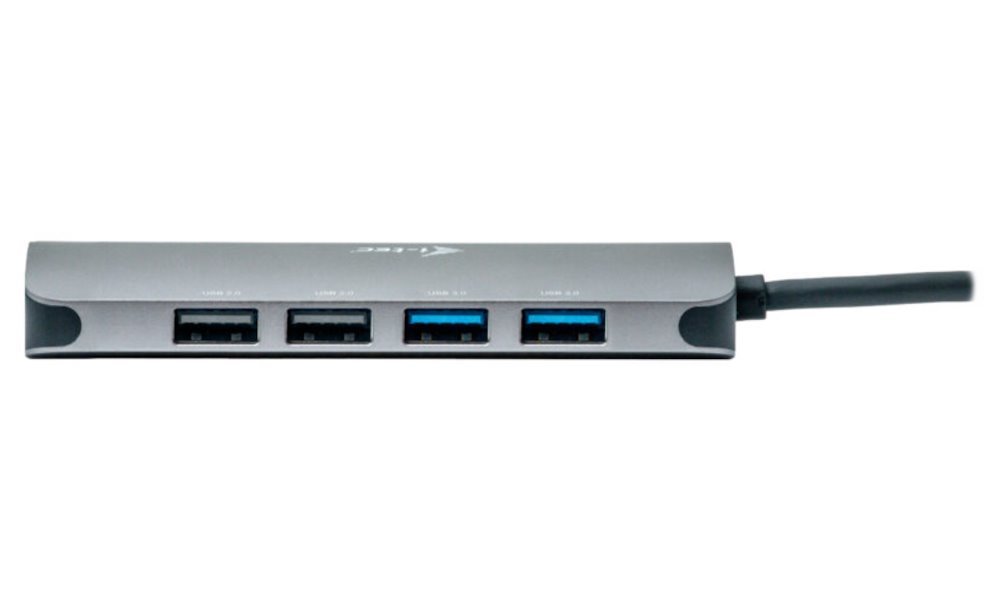i-tec dokovací stanice USB-C Metal Nano 2x HDMI, Power Delivery 100W + univerzální nabíječka 100W (bundle)
