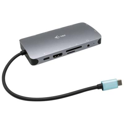 i-tec dokovací stanice USB-C Metal Nano Dock HDMI/VGA with LAN + Power Delivery 100W + nabíječka 100W (bundle)