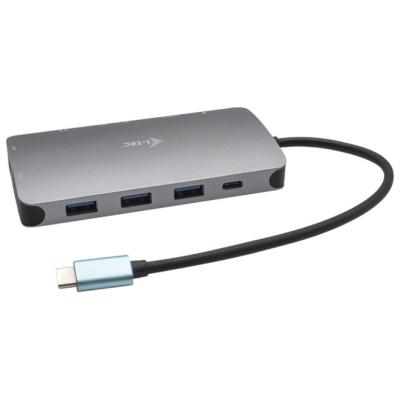 i-tec dokovací stanice USB-C Metal Nano Dock HDMI/VGA with LAN + Power Delivery 100W + nabíječka 100W (bundle)