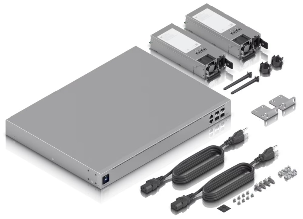 Ubiquiti UniFi Enterprise Fortress Gateway - Router, UniFi Network OS, NeXT AI, IDS/IPS, 2x 2.5GbE, 2x SFP+, 2x SFP28